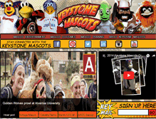 Tablet Screenshot of keystonemascots.com